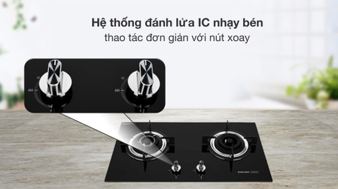 Bếp ga âm Sakura SG-2525GB