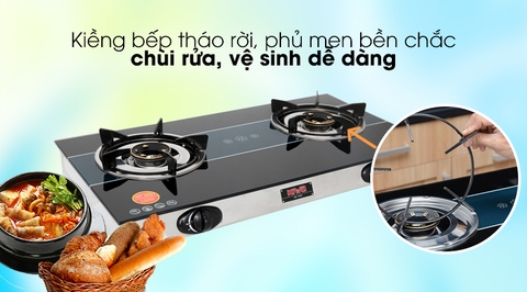 Bếp ga đôi Kiwa KW-770SG