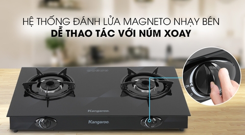 Bếp ga đôi Kangaroo KG8G1A