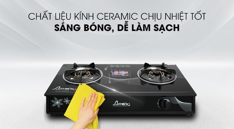 Bếp ga đôi Apex APB0816