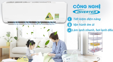 Máy lạnh Daikin Inverter 1.5 HP FTKQ35SAVMV