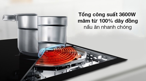 Bếp từ đôi lắp âm Sunhouse SHB9111MT