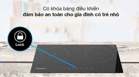 Bếp từ đôi lắp âm Sunhouse SHB9111MT