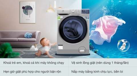 Máy giặt Electrolux Inverter 9 kg EWF9024ADSA
