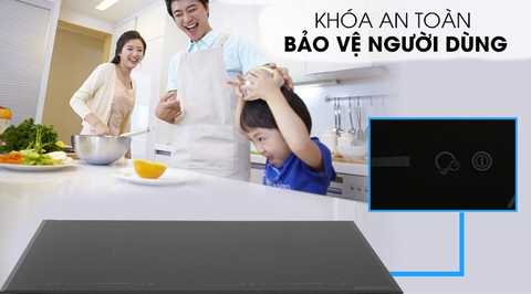 Bếp từ hồng ngoại lắp âm Modena BK 1725