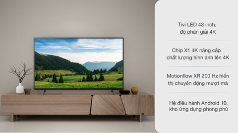 Android Tivi Sony 4K 43 inch KD-43X75