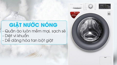 Máy giặt LG lồng ngang 9kg FC1409S3W Inverter