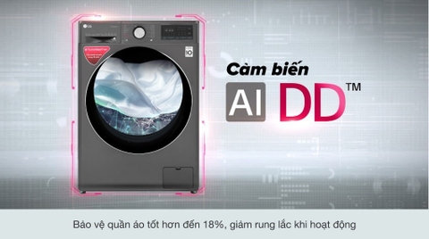 Máy giặt sấy LG Inverter 10.5 kg FV1450H2B