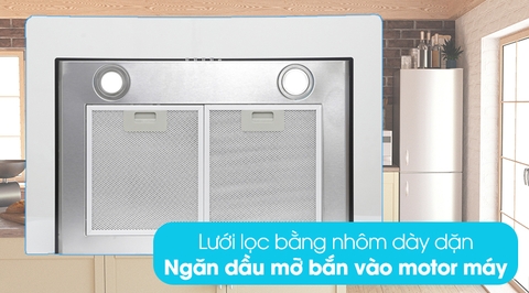 Máy hút mùi kính cong Sunhouse SHB6629 70C