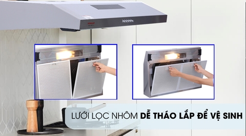 Máy hút mùi âm tủ Sunhouse SHB6118I