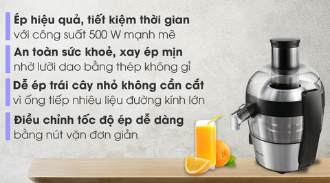 Máy ép trái cây Philips HR1836