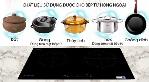 Bếp từ hồng ngoại lắp âm Malloca MH-7311IR