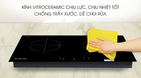Bếp hồng ngoại đôi lắp âm Malloca MH-7320R