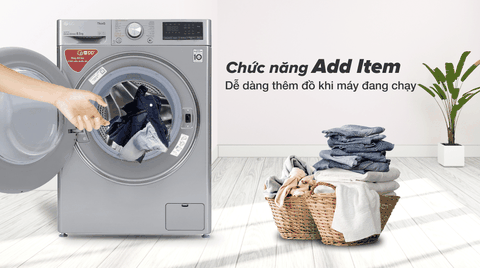 MÁY GIẶT LG 8.5KG MÀU XÁM 1408S4V
