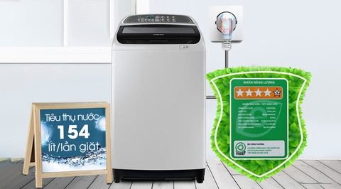Máy giặt Samsung WA85J5712SG/SV (8.5kg) - Hàng Chính Hãng