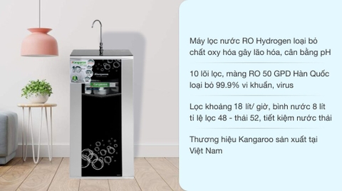 Máy lọc nước RO Hydrogen Kangaroo KG10G5VTU 10 lõi
