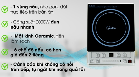 Bếp từ Midea MI-B2015DE