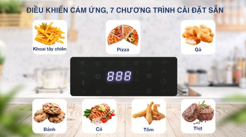 Nồi chiên không dầu Crystal TXG-S5T14 5 lít