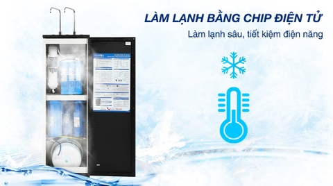 Máy lọc nước RO nóng nguội lạnh Karofi KAD-X39 10 lõi