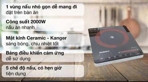 Bếp hồng ngoại Sanaky SNK2102HG