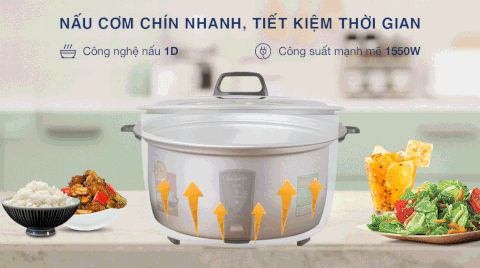 NỒI CƠM CÔNG NGHIỆP SHARP 5.0L D55V