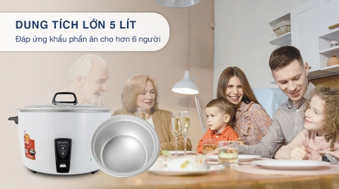 NỒI CƠM CÔNG NGHIỆP SHARP 5.0L D55V