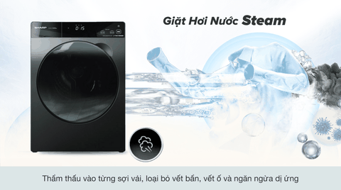 Máy giặt Sharp Inverter 9.5 Kg ES-FK954SV-G