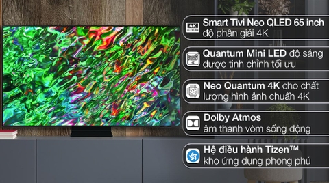 Smart Tivi Neo QLED 4K 65 inch Samsung QA65QN90B