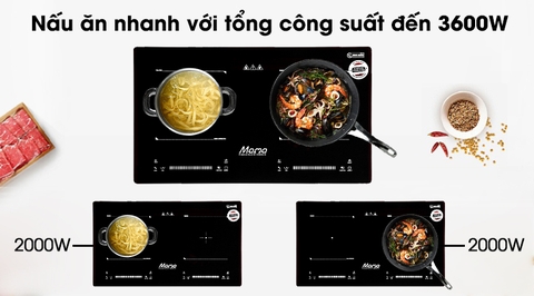 Bếp từ đôi lắp âm Sunhouse Mama MMB9201DIH