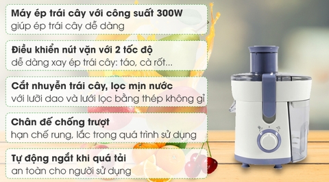Máy ép trái cây Philips HR1811