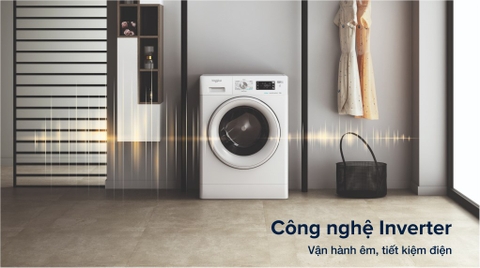 Máy giặt Whirlpool Inverter 9 Kg FFB9458WV EE