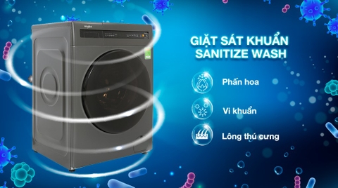Máy giặt Whirlpool Inverter 8 kg FWEB8002FG