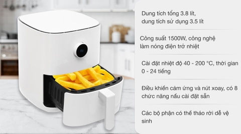 Nồi chiên không dầu Xiaomi Mi Smart MAF02 3.8 lít
