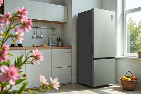 Tủ lạnh Aqua Inverter 292 lít AQR-B350MA(GM)