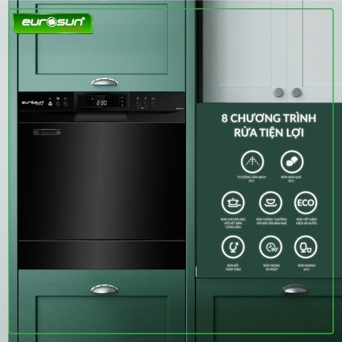 Máy rửa bát Eurosun SMS60E08EB