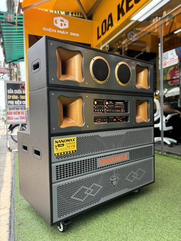 Loa Kéo Bình & Điện Nanomax Pro-218 Bass Đôi 50cm ...