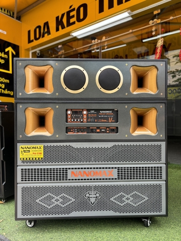 Loa Kéo Bình & Điện Nanomax Pro-218 Bass Đôi 50cm ...