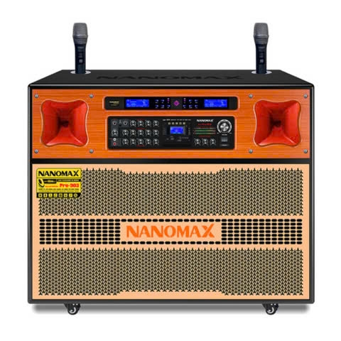 Loa kéo Điện Nanomax Pro-603 Bass Đôi 40cm 2200w