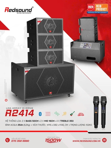 Loa array di động Redsound R414