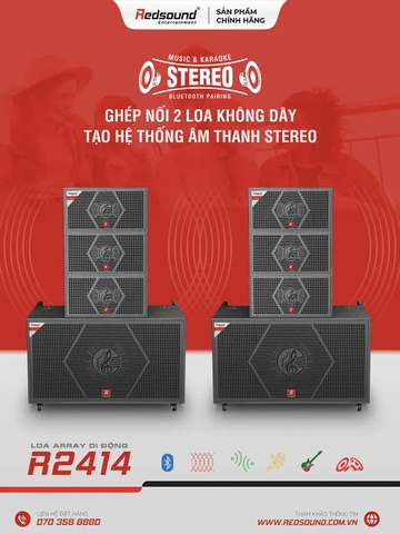 Loa array di động Redsound R414