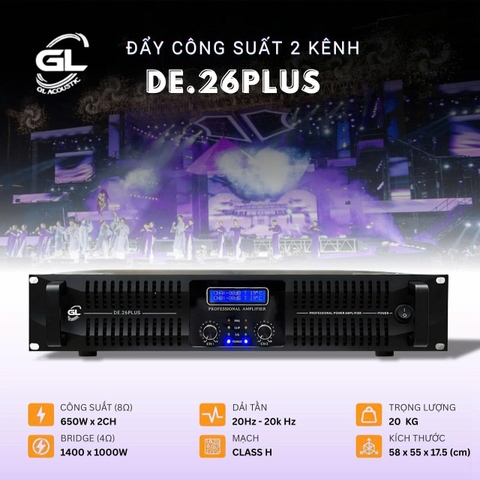 ĐẨY 2 GL DE.26PLUS ( BSS ) Audio