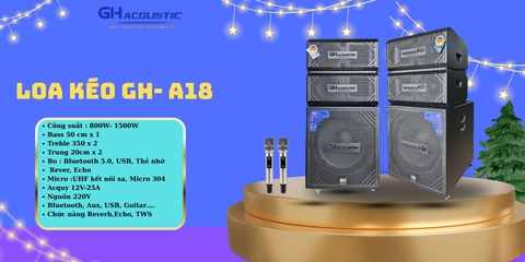 LOA KÉO DI ĐỘNG GH A18