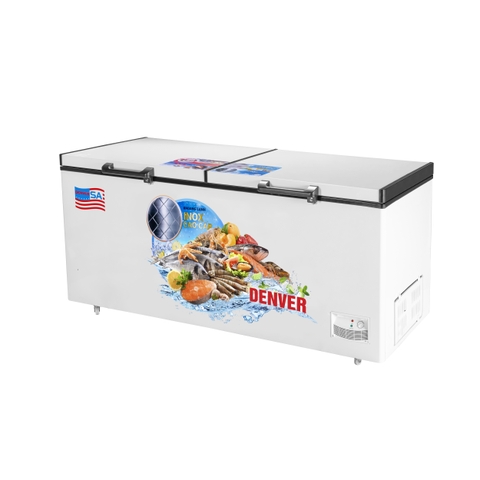 TỦ ĐÔNG DENVER AS 1600 (ĐỒNG, TRẮNG,INOC 940L)