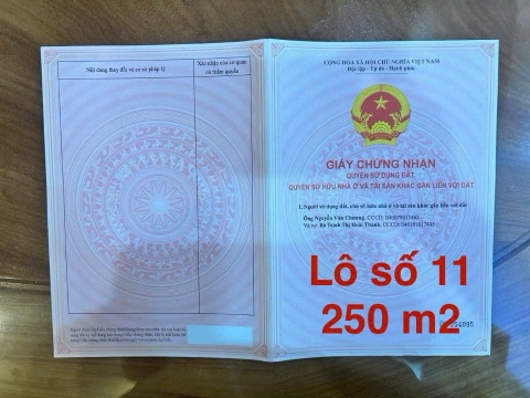 BĐS -  Lô Số 11 Xóm Đại Thắng, xã Thượng Tân Lộc