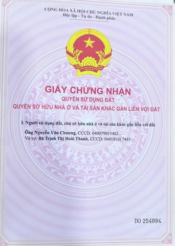 BĐS - Lô Số 2 XómHồng Sơn, xã Thượng Tân Lộc