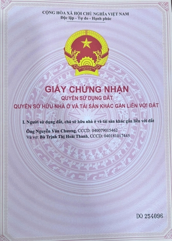 BĐS - Lô Số 5 Xóm Đại Thắng, xã Thượng Tân Lộc