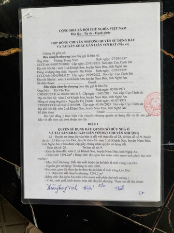 BĐS ÔNG THU Đất Lèn Dơi , Khánh sơn