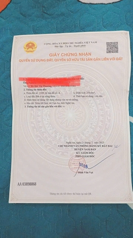 BĐS HỒ SƠN LÔ SỐ 6 - 3 MẶT TIỀN