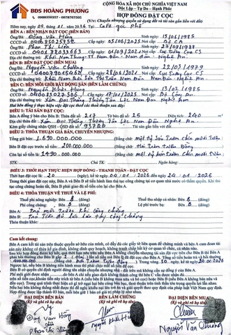 BĐS HỒ SƠN LÔ SỐ 6 - 3 MẶT TIỀN