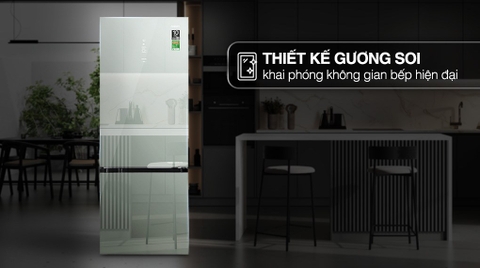 Tủ lạnh Aqua Inverter 292 lít AQR-B350MA(GM)